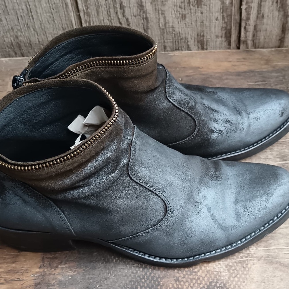 Kanna Suede Ankle Booties Size EU 40, Made in Spain